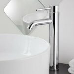 Aquaterior Chrome 1 Hole Bathroom Faucet Vanity Sink Basin Single Handle