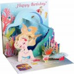 Mermaid 3d Pop Up Card By Up With Paper