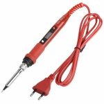 Soldering Iron Electric Digital Temperature Adjustable Welding Pen Tool Red 1 Pc