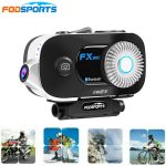 Fx30c Motorcycle Helmet Intercom Camera Bluetooth Headset Interphone Dvr Wifi