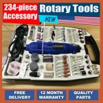Rotary Tool 234 Piece Accessories Dremel Grinding Polishing Shank Craft Bits Set