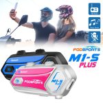 2km Motorcycle Helmet Bluetooth Headset 8 Rider Bt Intercom Fm Radio Music Share