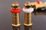 One Pair Pure Copper Plated Gold Amplifier Terminal Amp Speaker Terminals L3 1