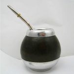 Argentina Mate Gourd Yerba Tea Cup With Straw Bombilla Handmade Detox Drink 1581
