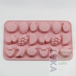 Fruit Silicone Mold Candy Chocolate Fondant Tray Ice Cube Pink