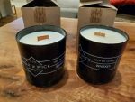 2 Wax Wick Handcrafted Chicago Whiskey Black 100% Soy Candles Scented 10 Oz Ea
