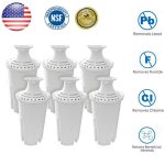 1 3 6 Pack Water Pitcher Filters Fits Brita Classic Advanced Replacement Filter