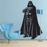 Darth Vader Full Body Decal Star Wars Wall Vinyl Dark Side Wall Sticker G67