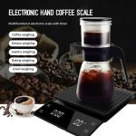 Home Hand Drip Coffee Scale 0 1g 3kg Precision Sensor Kitchen Food Weighing Tool
