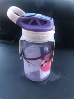 Monkey Contigo Kids 14oz Autospout Water Bottle Straw Bpa Free Shipping