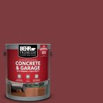 Brick Red 1 Gal Epoxy Concrete Garage Floor Paint Satin Coating Shine Basement