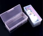 Clear Plastic Storage Box Jewelry Container Nail Beads Organizer Case Holder