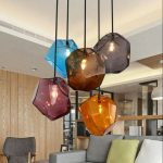 Modern Glass Led Pendant Lamp Ceiling Light Chandelier Fixture Home Bar Lighting