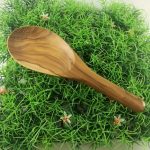 Rice Scoop Wooden Spoon Shovel Ladle Craft Utensil Home Cooking Kitchen Natural
