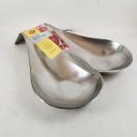 Tablecraft Brushed Stainless Steel Double Spoon Rest Commercial Quality