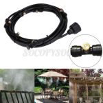 Misting Cooling System Fan Cooler Outdoor Patio Garden Water Mist Nozzles 19