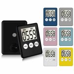 Lcd Digital Large Kitchen Cooking Timer Count Down Up Clock Alarm Magnetic