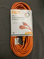 Hdx Indoor Outdoor Extension Cord 50ft Orange