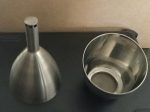Stainless Steel Decanter Funnel With Strainer Filter