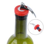 Press Wine Bottle Stopper Vacuum Sealed Plug Winer Cap Barware Kitchen Yjca