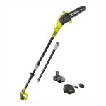 Ryobi Cordless Pole Saw 18 Volt Lithium Ion 1 3 Ah Battery And Charger Included