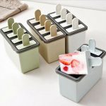 Ice Cream Mold Popsicle Maker Lolly Mould Silicone Tray Pan Kitchen Freezer Diy