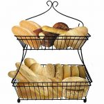 Sorbus Fruit Bowl Basket 2 Tier Countertop Rack For Vegetable Snacks Bread