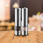 Electric Pepper Grinder Salt Stainless Steel Automatic Mill Spice Seasoning Tool
