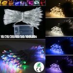 Fairy Lights Led Battery Operated Indoor Outdoor Christmas Tree Party Holiday Us