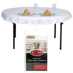Oval Window Clear Vinyl Tablecloth Protector Heavy Plastic Table Cover 54 X 72