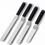 Straight Angled Icing Spatula Set Of 4 Stainless Steel Offset Spatulas Cake