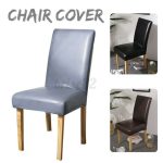 Pu Leather Stretch Chair Seat Cover Dining Room Wedding Banquet Party Ho Me