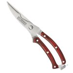 Ergo Chef Crimson Heavy Duty Poultry Shears With G 10 Handle German Stainless