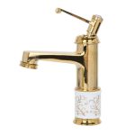 Brass Bathroom Basin Sink Faucet With Ceramic Mixer Tap Single Handle Kitchen