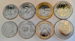 Moldova Coins Full Set Of Pcs 1 2 5 10 Lei 2018 Unc