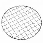 Cooling Baking Rack 304 Stainless Steel Round Grill Wire Rack For Rib