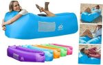 Inflatable Lounger Air Sofa Hammock Portablewater Proof Anti Air Blue
