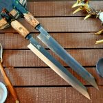 Honn Chef Knife Kengata Yanagiba 10 5 Inch Blade High Carbon Japanese Style