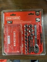 Craftsman 24 Pc Metric 1 4 Inch Drive Socket Set Cmmt12010 With Case