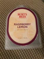 Burts Bees Raspberry Lemon Scented Natural Soy Wax Melts 4 Oz Each Single