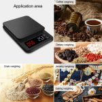 Digital Coffee Scale Timer Lcd Electronic Kitchen Cooking Food Weighing Scales