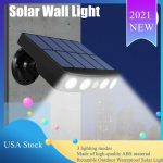 Led Solar Light Motion Sensor Security Spot Wall Street Yard Outdoor Patio Lamp