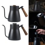 Coffee Drip Stainless Steel Kettle Tea Pot Teakettle Maker Gooseneck 850ml