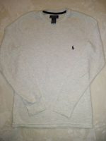 Polo Ralph Lauren Mens Waffle Knit Thermal L S Shirt : Gray S