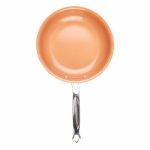 Non Stick Copper Frying Pan Ceramic Coating Induction Skillet Kitchen Omelet 8
