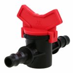 Connector Water Hose Pipe Tap Drip Irrigation Garden Barb Ball Valve Kit Plastic
