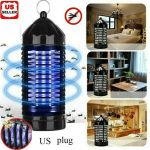 Electric Uv Mosquito Killer Lamp Fly Bug Outdoor Indoor Insect Trap Zapper Kill