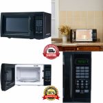 Black Countertop Kitchen Home Office Digital Led Microwave Oven 0 7 Cu Ft 700w