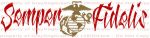 Semper Fidelis Vinyl Decal With Ega Sticker Usmc Marine Corps You Choose Colo