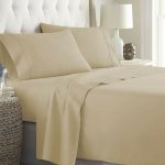 Soft 4 Piece Sheet Set 1000 Thread Count Egyptian Cotton Taupe Solid All Size
